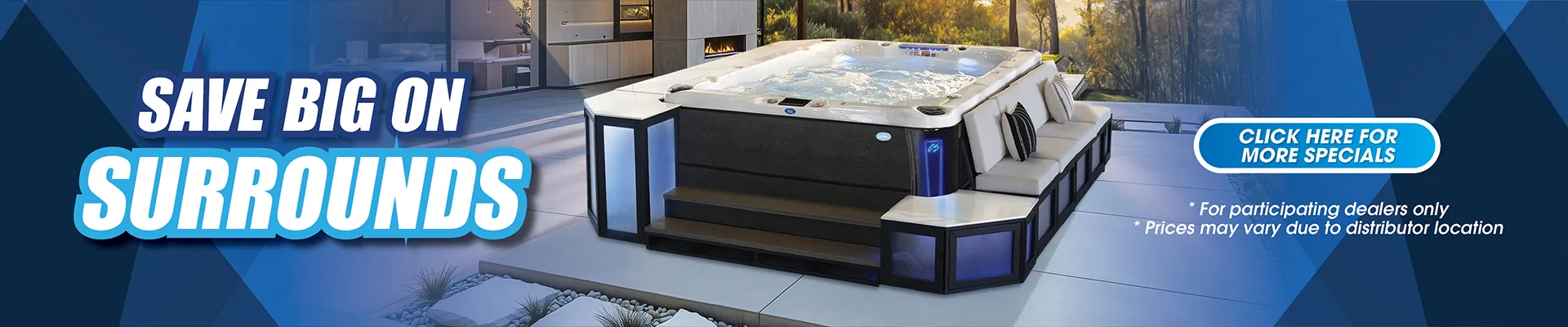 Calspas hot tub being used in a family setting - Castlerock